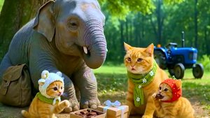 Мультики для детей, котики попали в беду, мультфильм детям/ Мультик