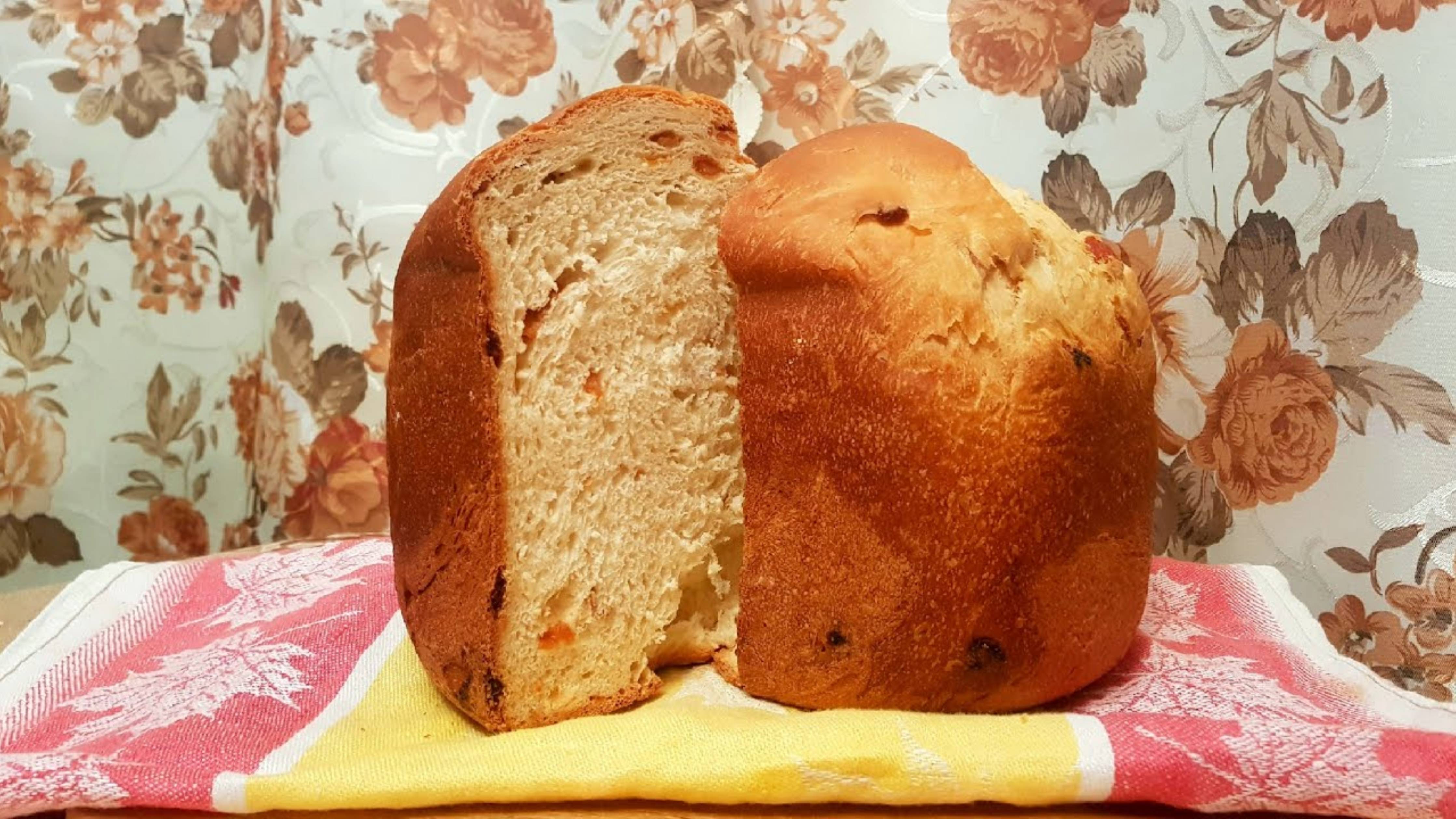 Белый ХЛЕБ С Изюмом В ХЛЕБОПЕЧКЕ