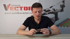 168. Заточка складного ножа в машину, гальваника, GS ОА, байкалит туффит с пастой люксор