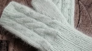 Митенки с косами МК