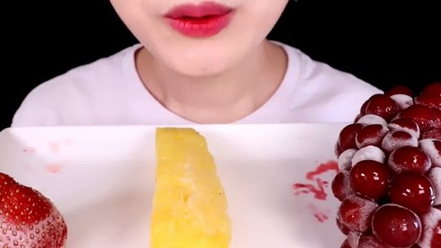 ASMR FROZEN FRUITS. АСМР замороженных ФРУКТОВ