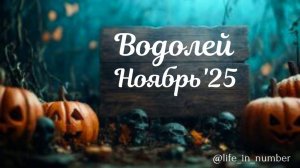 ВОДОЛЕЙ ♒ НОЯБРЬ 2025