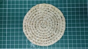 Талаш. Завершение плетения круга.