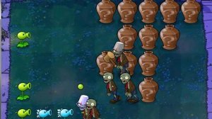 Растения против зомби. Зомби прячутся в кувшины.