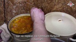 Праздничный обед для бойцов ГрВ «Север»