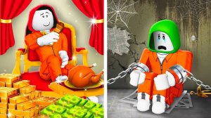 Богатая тюрьма Джей Джея и бедная тюрьма Майки! Анимация Роблокс