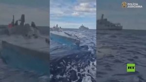 ضبط 1.7 طن من الكوكايين على متن "غواصة مخدرات" في المحيط الأطلسي
