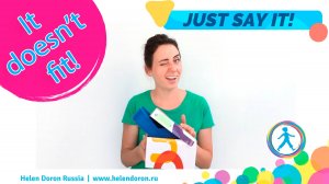 Учим выражения на английском: "It doesn't fit" | Just Say It! Выпуск 13