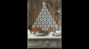 Новогодние интерьерные украшения. Схемы и фото.