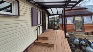 Обзор проекта террасы пристроенной к однаэтажному дому