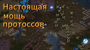 Стакрафт PvZ - БЕЗУМНАЯ ИГРА - Протосс Best и зерг Sacsri. Огромные толпы зергов и супер пси-штормы