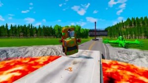 Машинки летают и прыгают! Развивающие мультики Машины помощники. Мультфильмы про машинки