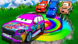 Машинки летают и прыгают! Развивающие мультики Машины помощники. Мультфильмы про машинки