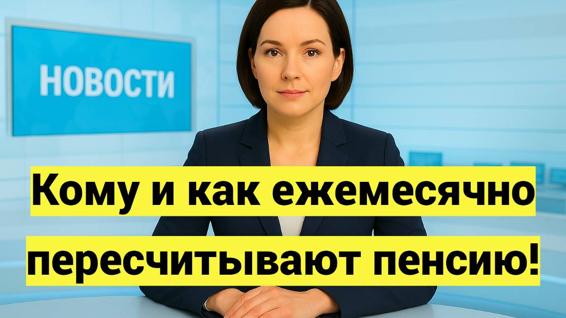 Кому и как ежемесячно пересчитывают пенсию смотреть онлайн