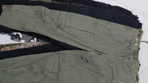 39995 Штаны мужские карго, 1пак, pantaloni cargo, секонд (extra) оптом