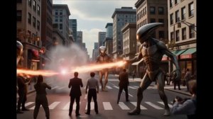 Пришельцы атакуют Землю. Версия ИИ