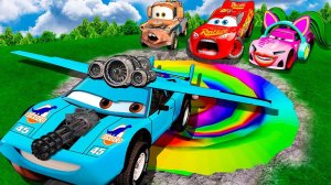 Машинки летают и прыгают! Развивающие мультики Машины помощники. Мультфильмы про машинки