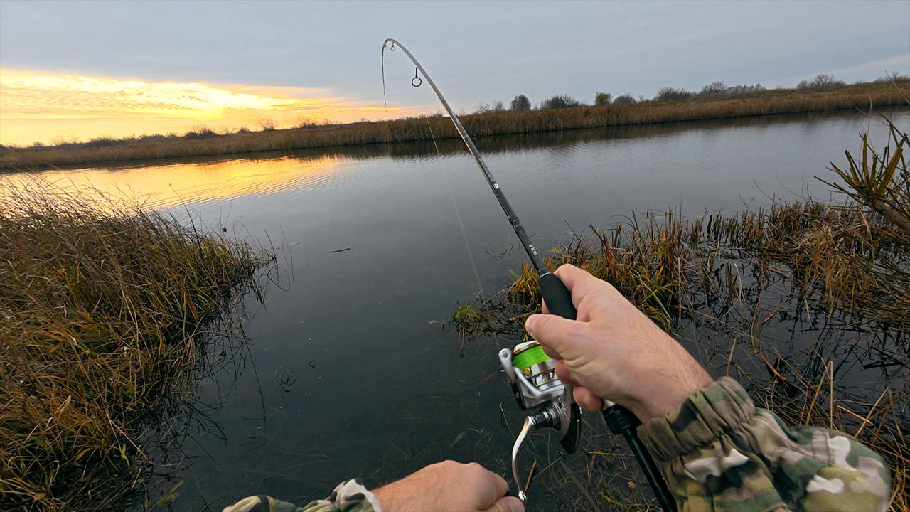 РЫБАЛКА НА СПИННИНГ С БЕРЕГА. ШОК! ЧТО КЛЮЁТ НА ЭТОЙ РЕКЕ? смотреть онлайн