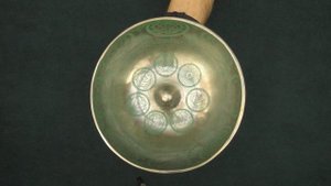 Поющая чаша Шивалингам Color 21,8 см Ре# 151 Гц, Ля 440 Гц