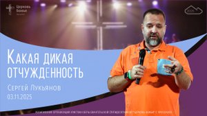 "Какая дикая отчужденность" - Сергей Лукьянов - 03.11.2025