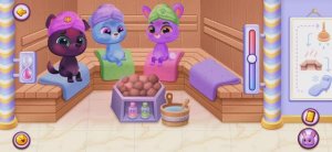 Котик Бубу и МиМи Мультфильм Сауна