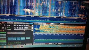 Радиоэфир на частоте 434.0 МГц. Прием на RTL.SDR USB приемник