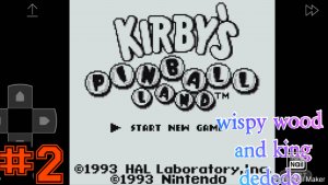 Kirby pinball land #2 dedede и  wispy wood