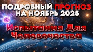ПОДРОБНЫЙ ПРОГНОЗ НА НОЯБРЬ 2025 | Абсолютный Ченнелинг