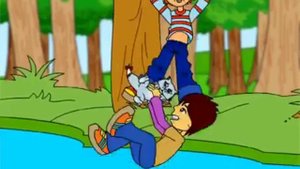 Мультфильм "Маленький котёнок с героями волшебного леса"