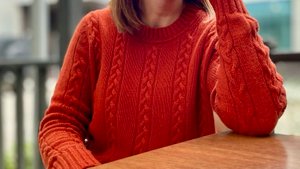 Колосок на однофонтурной вязальной машине