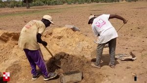 Рытьё колодца. Сенегал. Африка