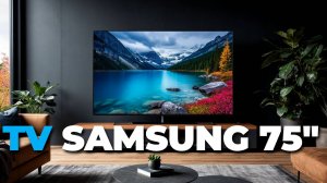 Обзор Samsung UE75DU8000UXRU 📺: большой 75" 4K Crystal UHD телевизор!