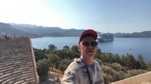 Панорама с амфитеатра Каш. Турция