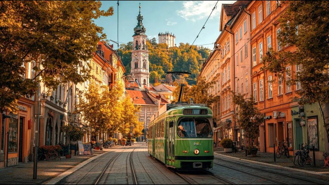 Прага, Чехия 🏰 - Пешеходная экскурсия с разрешением 4k HDR 60 кадров в секунду | #шариклайф