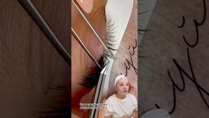 Как сделать мокрый эффект с загущением. Наращивание ресниц