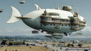 Steampunk Futurism powered by AI