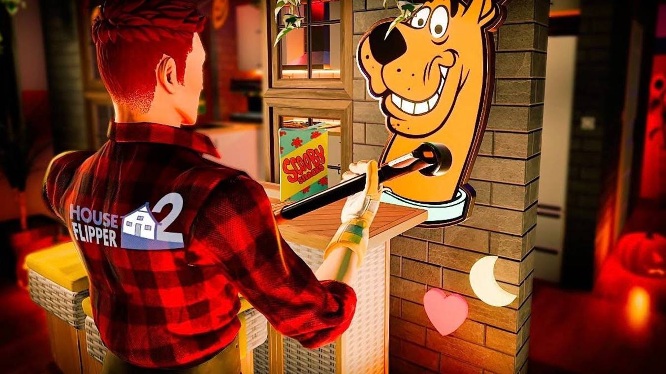 РЕМОНТ ДОМА С ПРИЗРАКОМ с Олегом Брейном! // HOUSE FLIPPER 2 Scooby-Doo DLC