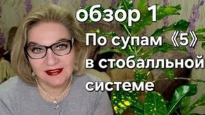 По супам《5》в стобалльной системе