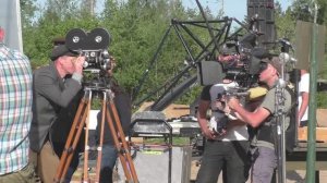 На съёмках фильма "Калашников"