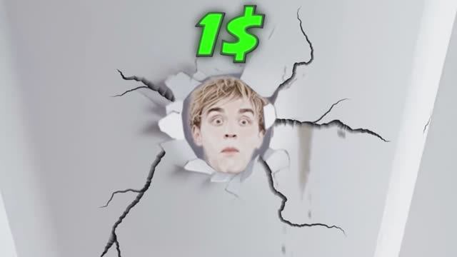 Камуфляж за $1 vs $10,000 ! — Видео от Влад Бумага А4 смотреть онлайн