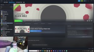 Играем в A GAME ABOUT FEEDING A BLACK HOLE