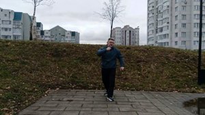 Практика с палкой Тайцзи Бань (5)