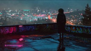 Огни города - Энергичная неоновая музыка, фоновая музыка для отдыха