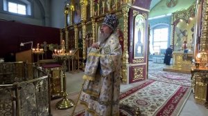 Проповедь епископа Максима в Казанском соборе Лебедяни