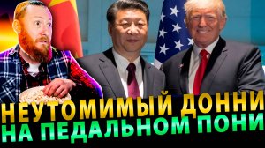 Неутомимый Донни на педальном пони