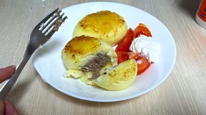 Угадали что внутри этой вкусной котлетки? Удивите гостей этим простым рецептом очень вкусно