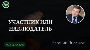 Тема: "Участник или наблюдатель" || Евгений Писанюк