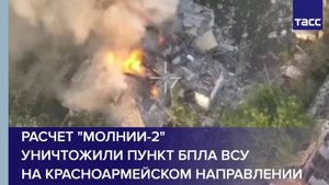 Расчет "Молнии-2" уничтожили пункт БПЛА ВСУ на красноармейском направлении