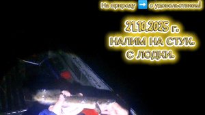 НАЛИМ НА СТУК. НАЛИМ НА СТУК С ЛОДКИ. 21.10.2025 Г. #recommended #fishing #рыбалка #налим #природа