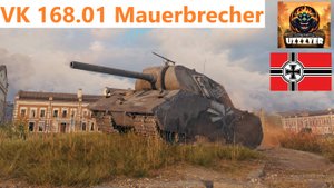 МИР ТАНКОВ. VK 168.01 Mauerbrecher - немецкий тяжёлый прем танк 8 уровня.